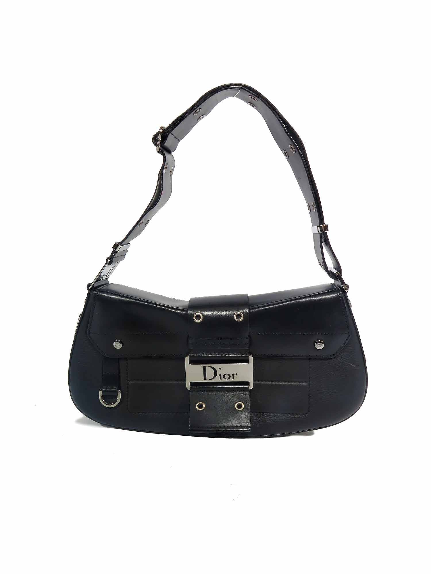 Christian Dior Black Shoulder Bag  Labellov  Buy and Sell Authentic Luxury