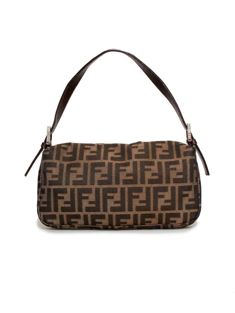 Pre-owned Fendi Vintage Zucca Baguette 