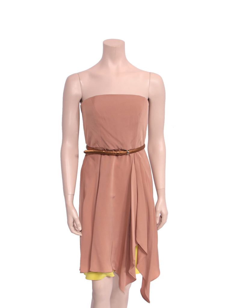 gucci strapless dress