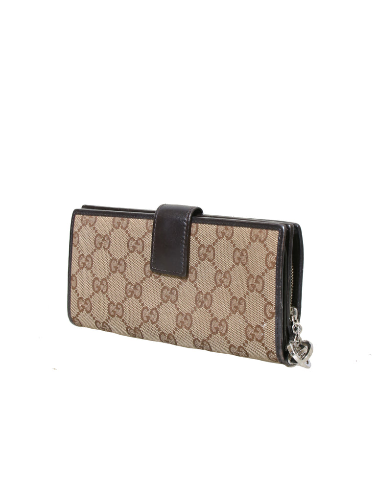 gucci monogram canvas wallet