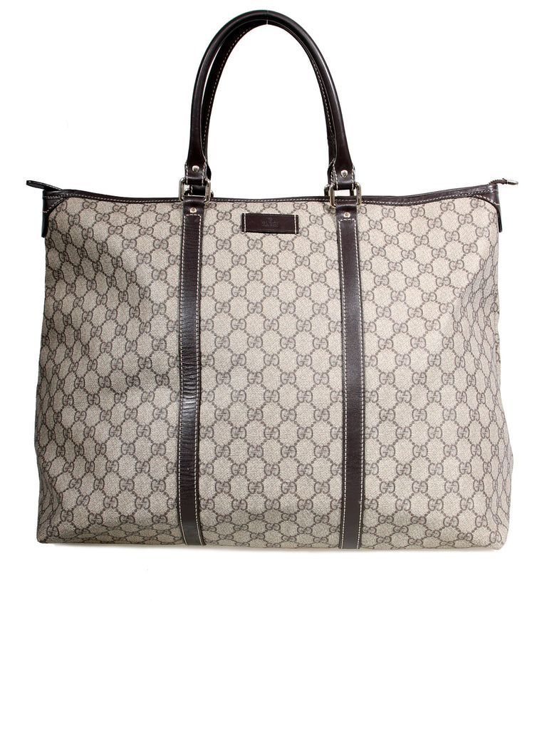 gucci coated canvas tote