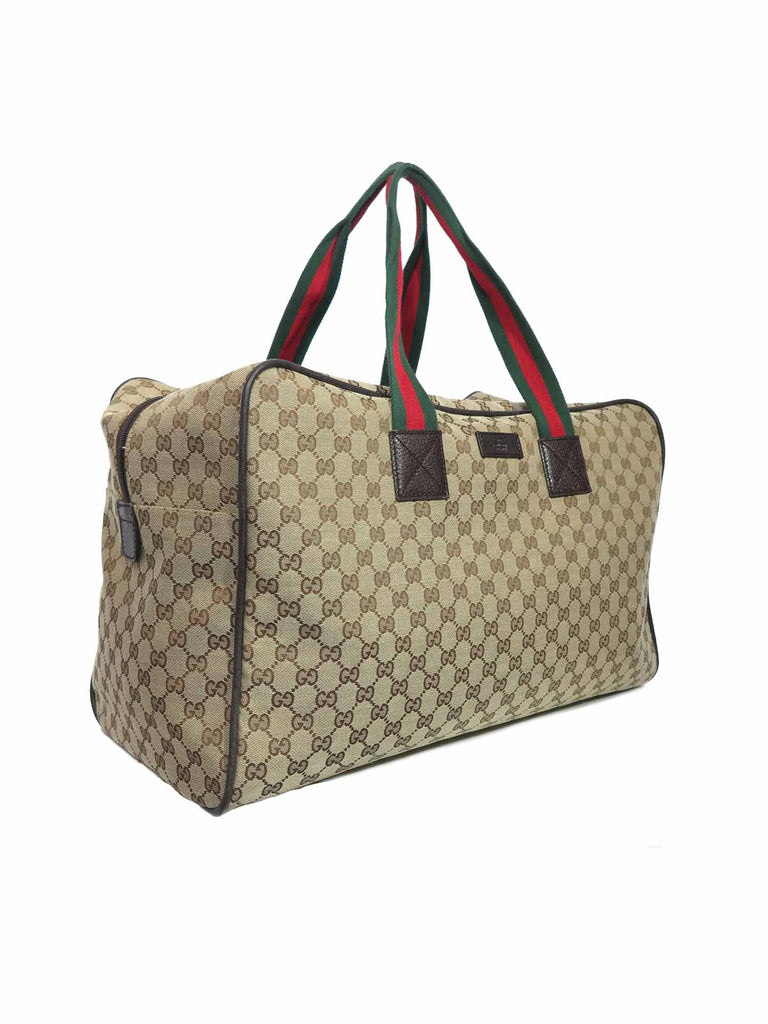 Pre-owned Gucci Original GG Canvas Carry-On Duffle Bag – Sabrina&#39;s Closet