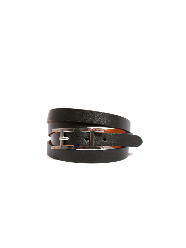 hermes leather wrap bracelet