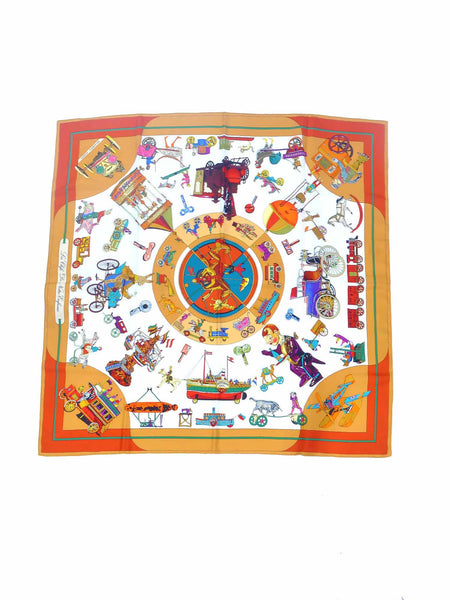 Hermès Large Printed Silk Scarf