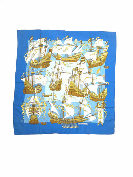 Hermès Large Printed Silk Scarf