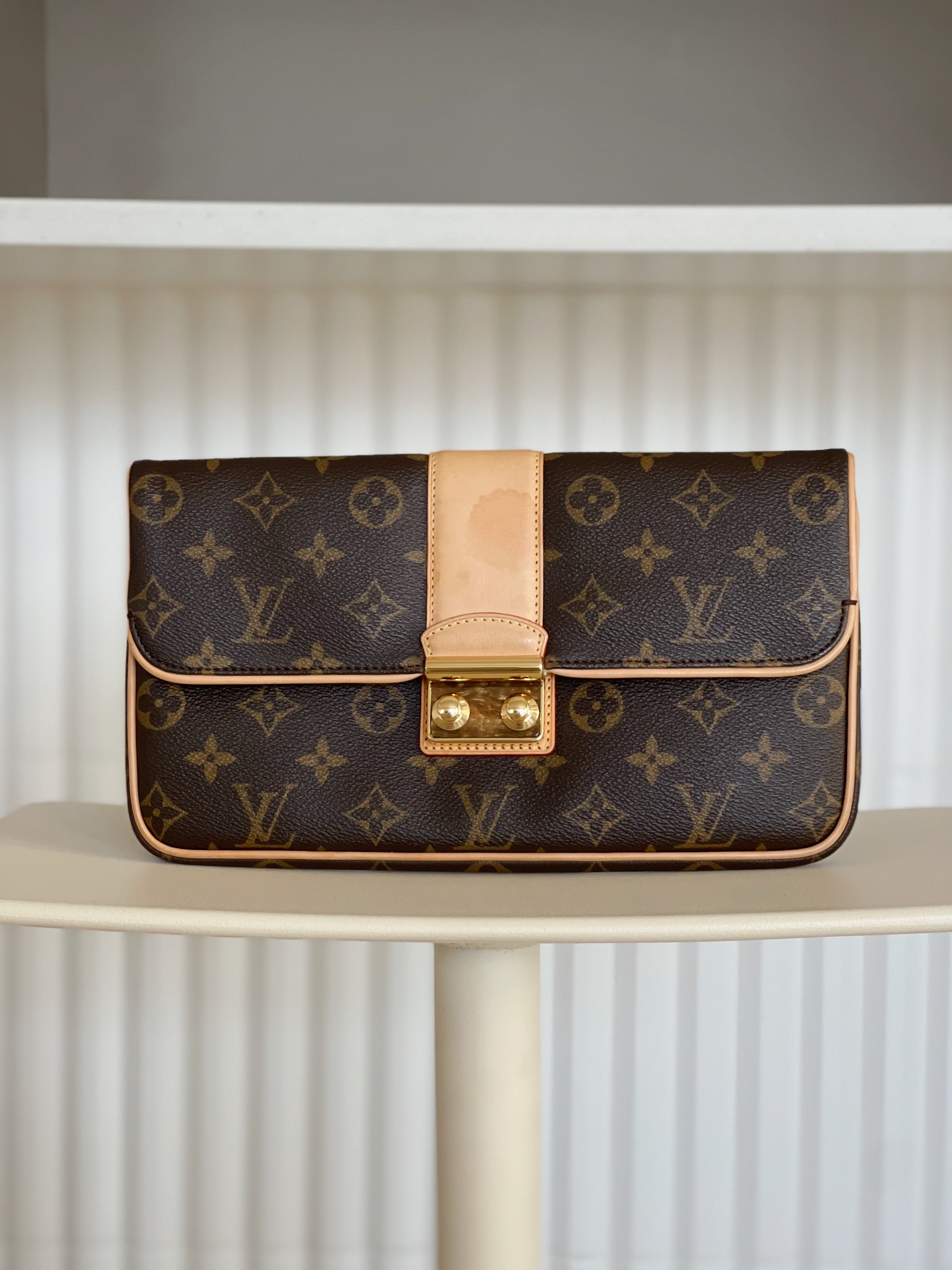 Sold at Auction: Louis Vuitton, Louis Vuitton Sofia Coppola Monogram Clutch