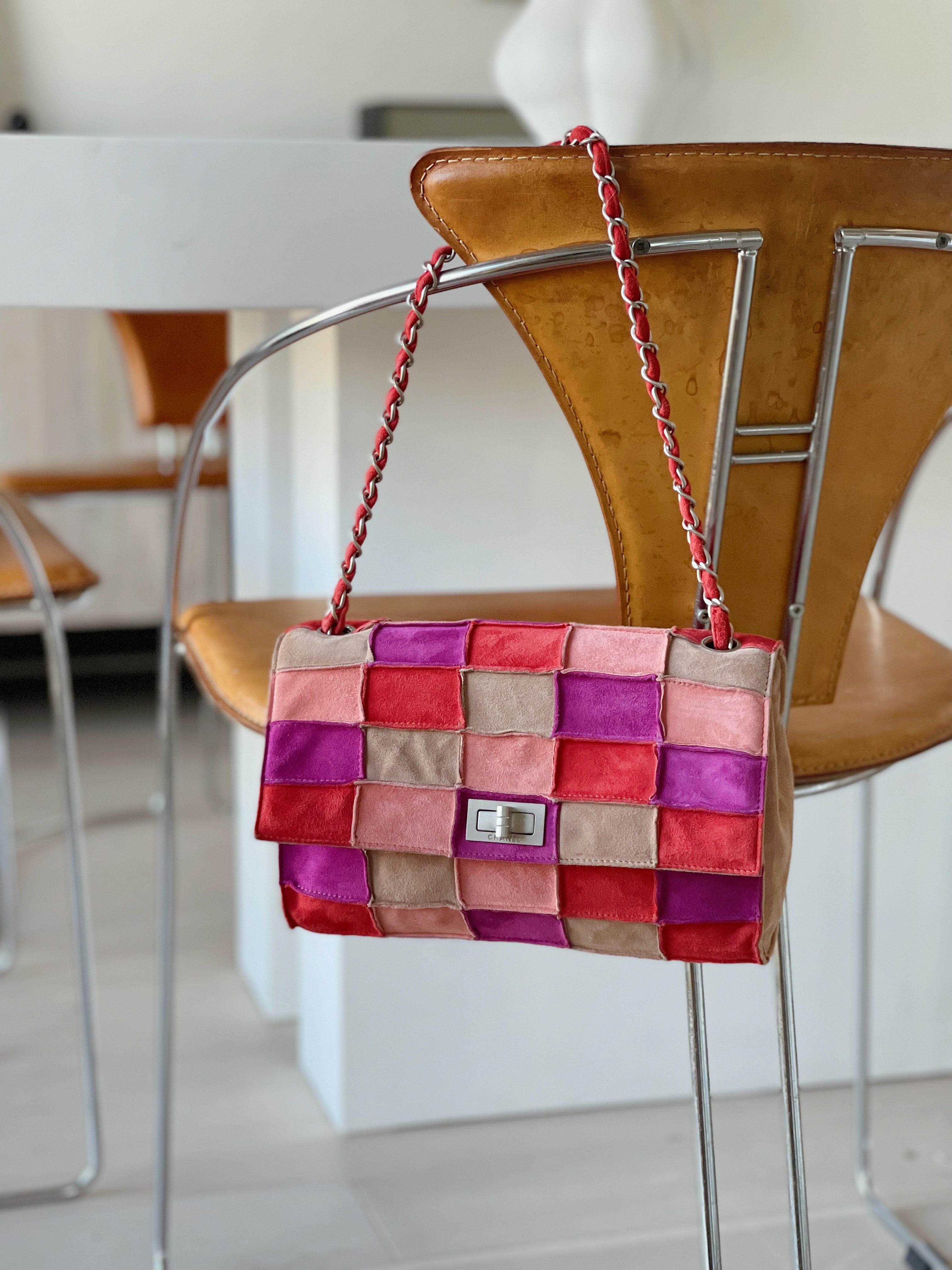 Chanel Patchwork Suede Tote