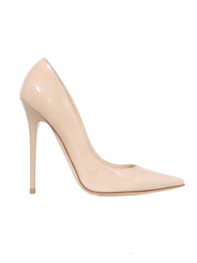 nude pointy toe pumps