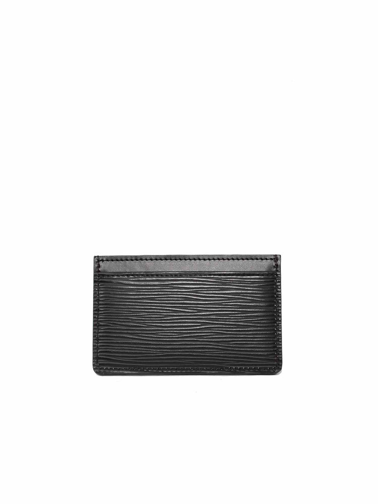 Louis Vuitton Black Epi Simple Card Holder Review  Coffee and Handbags