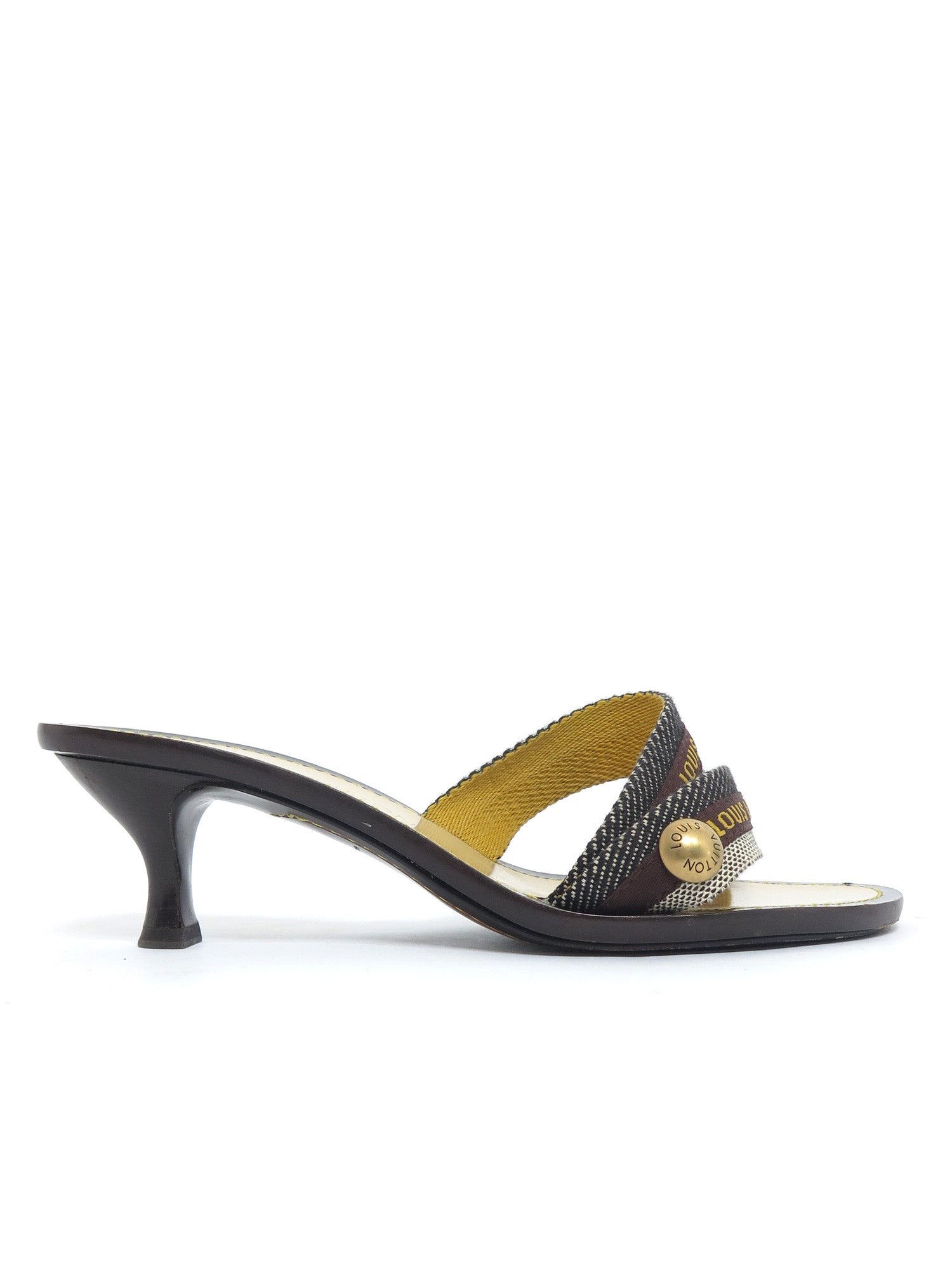 Pre-owned Louis Vuitton Snake-Embossed Leather Sandals – Sabrina's Closet