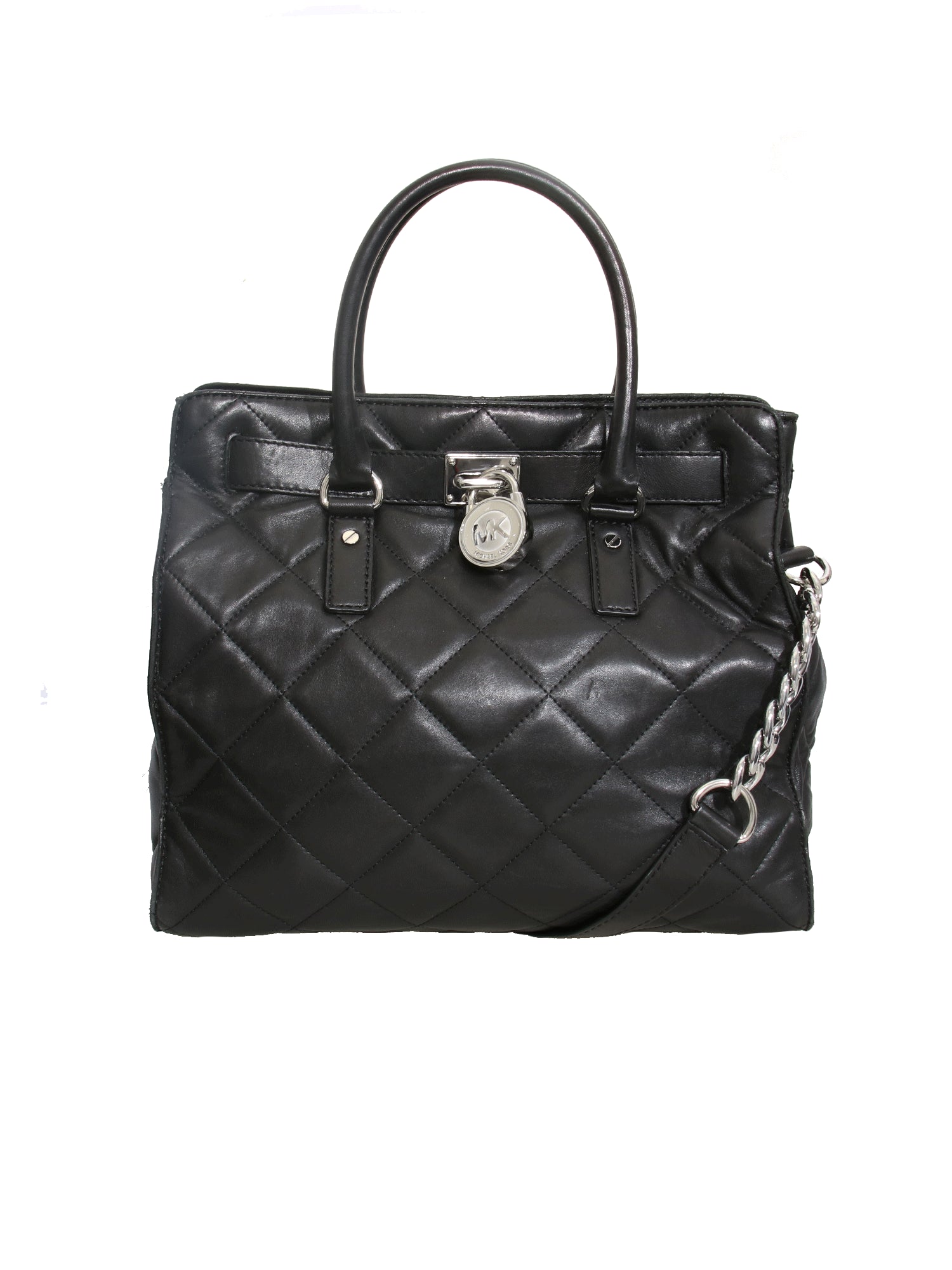 Michael Kors Hamilton Black Leather ref.823979 - Joli Closet