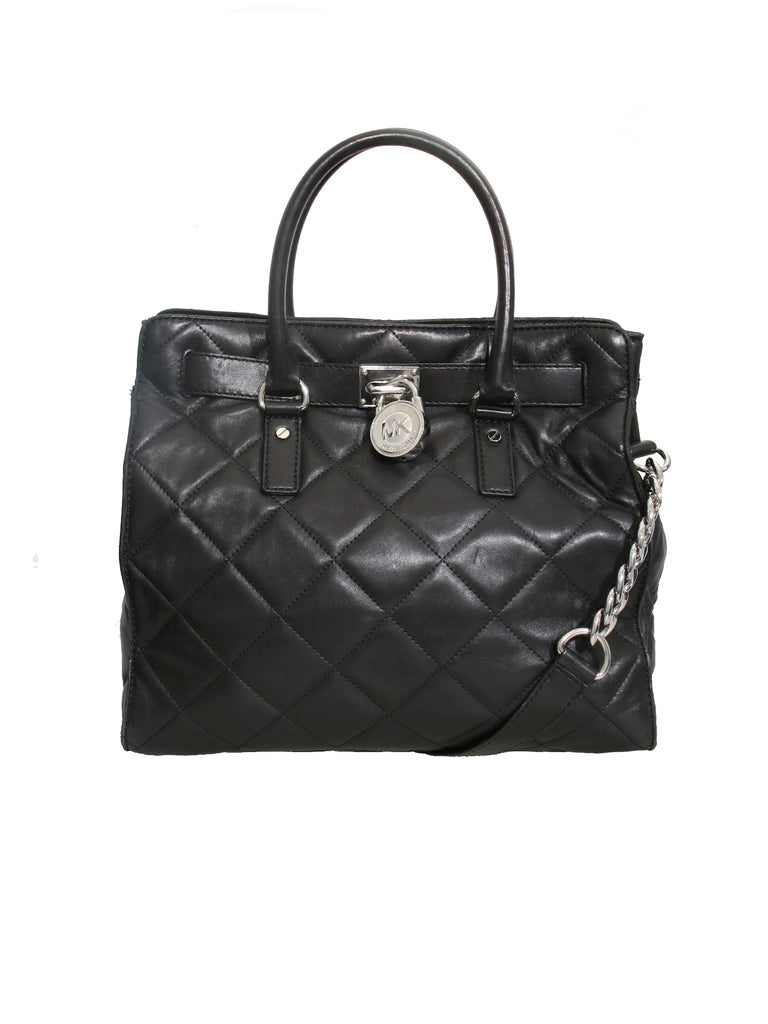 Pre-owned Michael Kors Quilted Hamilton 