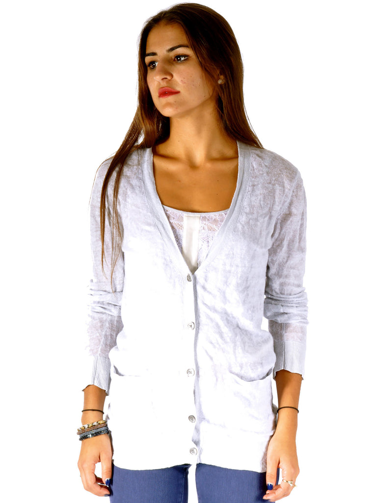 Pre-owned MICHAEL Michael Kors Crinkled Linen Cardi | Sabrina's Closet