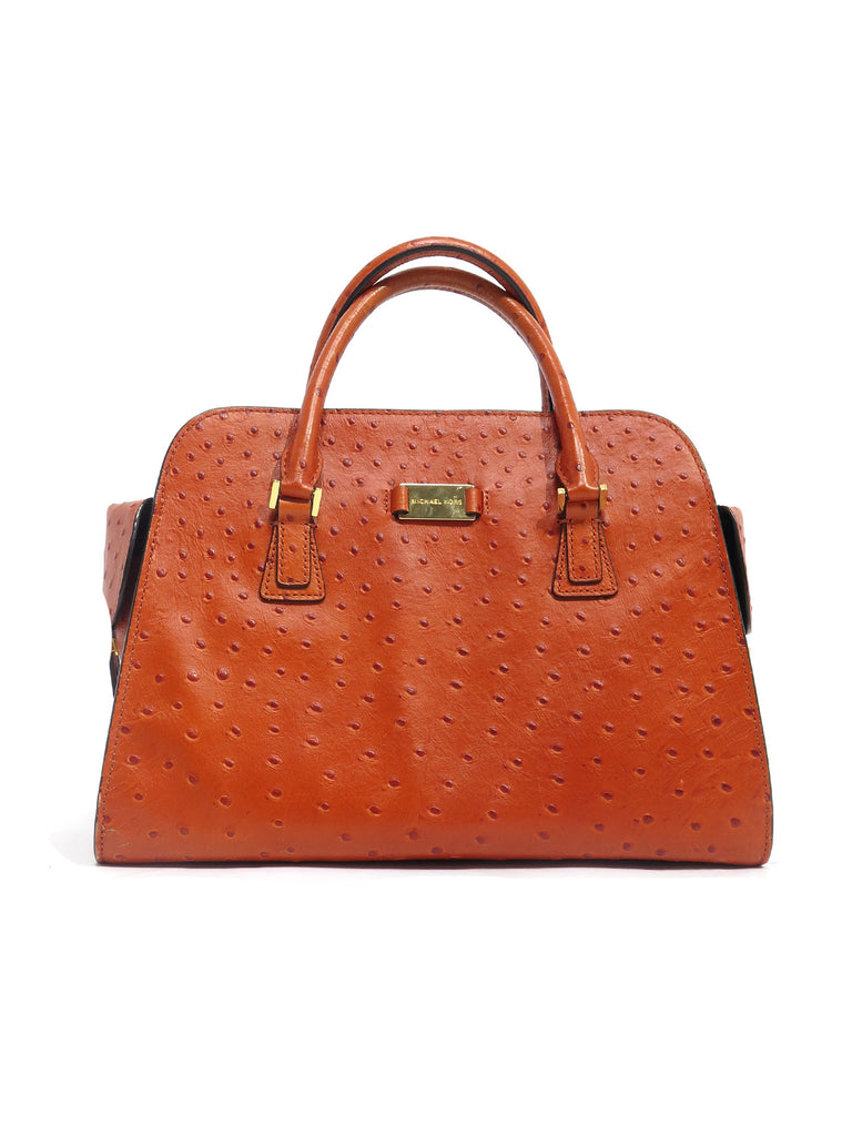 michael kors gia leather satchel