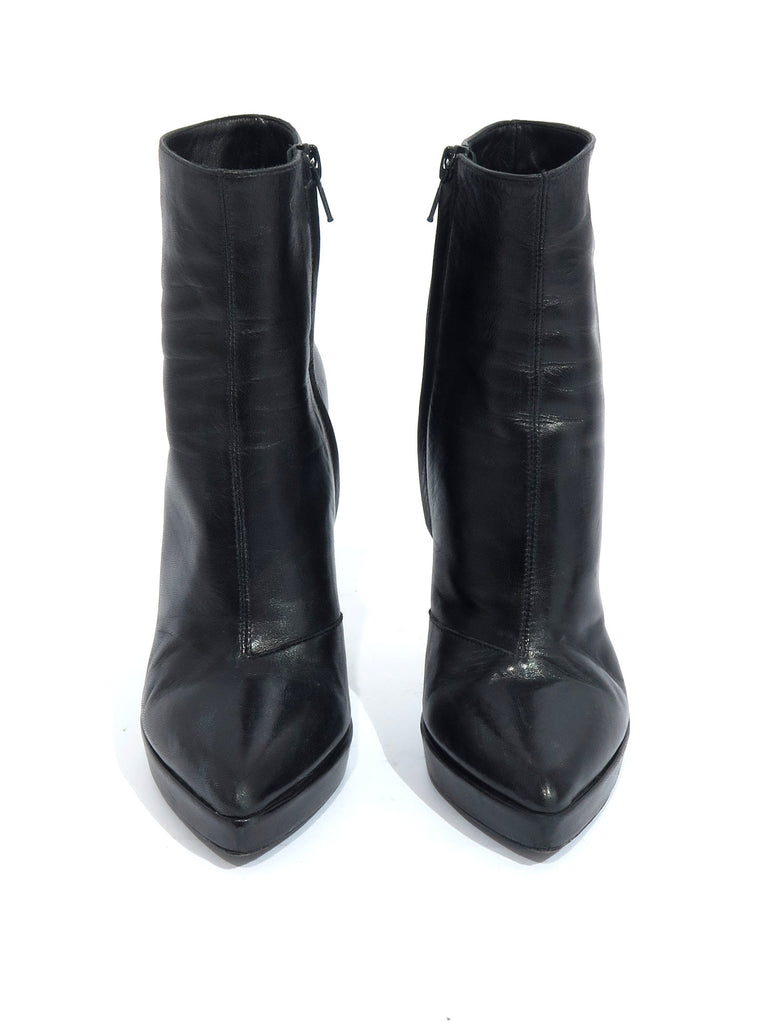 Pre-owned Pierre Hardy Pointed Leather Booties – Sabrina's Closet