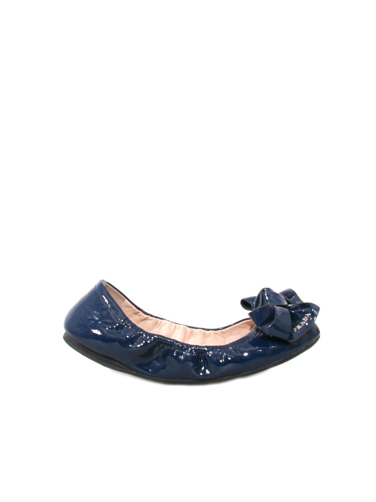 navy patent leather flats