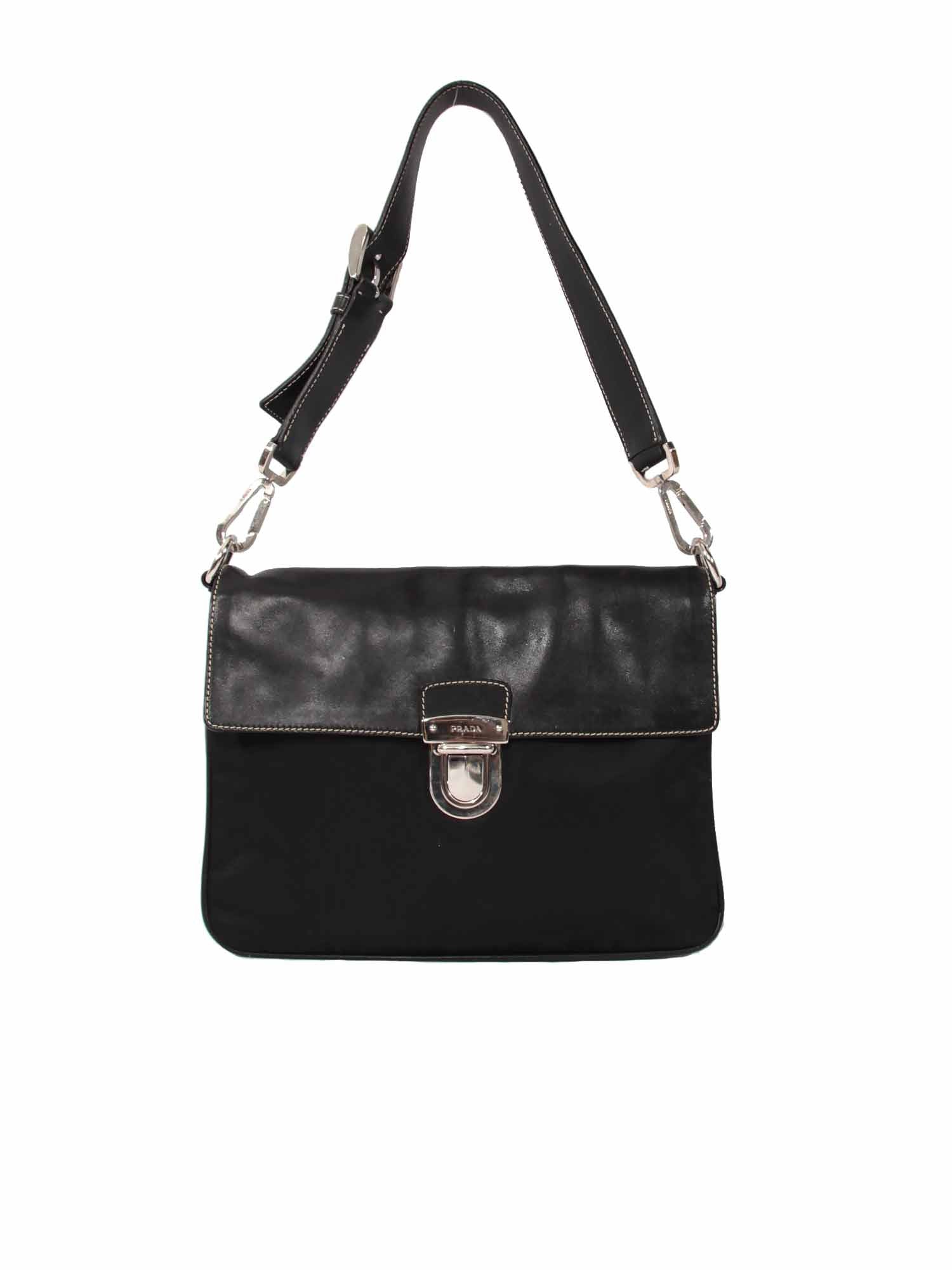 Pre-owned Prada Leather Flap Shoulder Bag | Sabrina's Closet