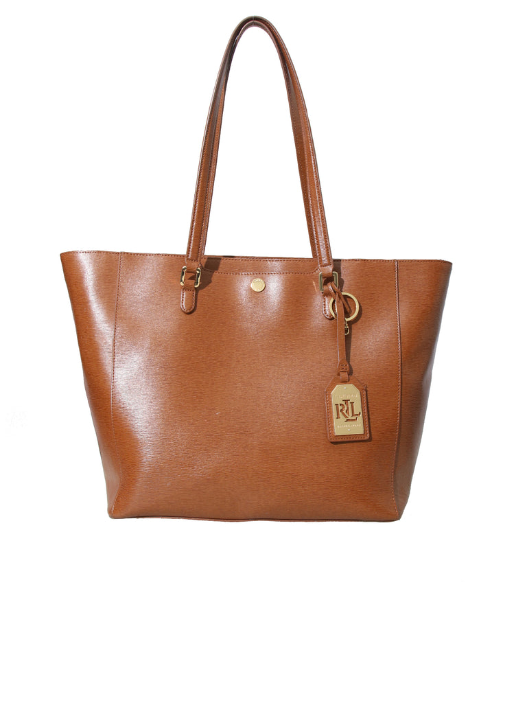 Pre-owned Ralph Lauren Leather Tote Bag 