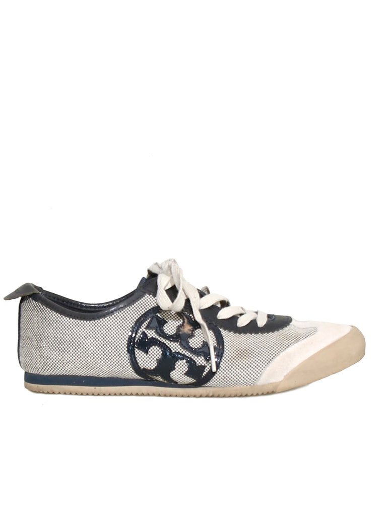 Pre-owned Tory Burch Logo Sneakers – Sabrina's Closet