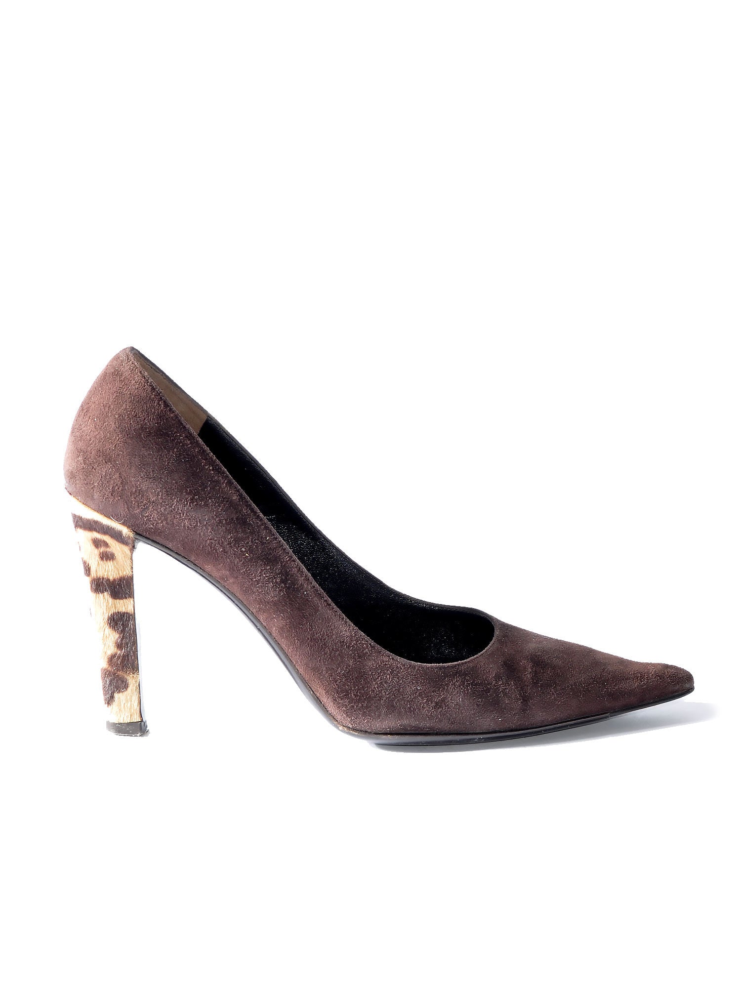 Pre-owned Valentino Leopard Suede Pump | Sabrina's Closet