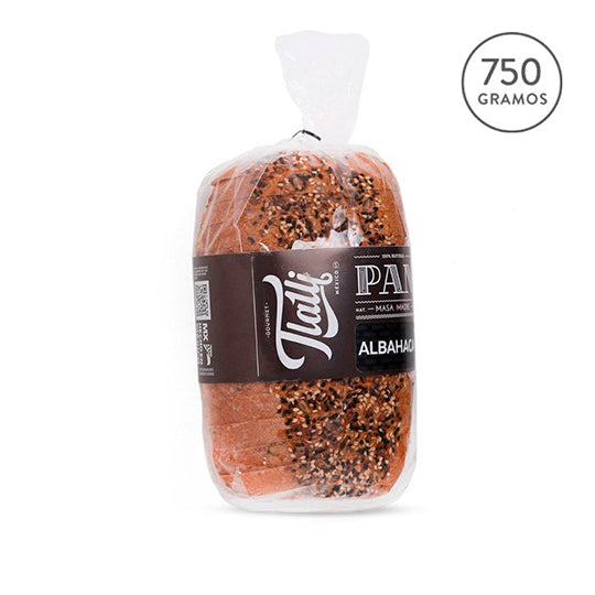 750g Pan Multigrano Albahaca Vegano, Tlalli – Kenko Foods