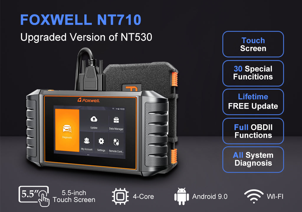 FOXWELL NT710 Fits MINI - ABS SRS Oil DPF Reset Code Reader