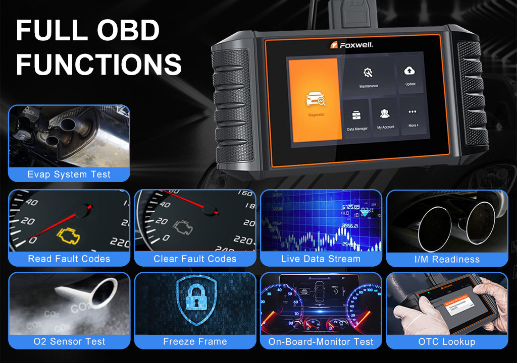 Foxwell NT710 Supports Full OBD Functions