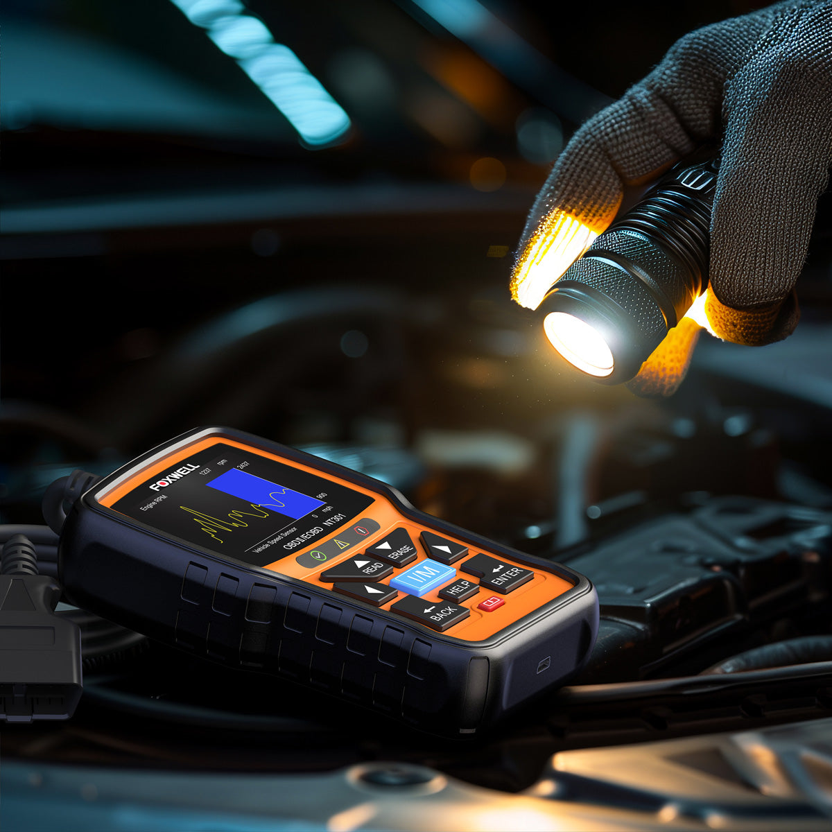The Effect OBD2 Scanner | Foxwell
