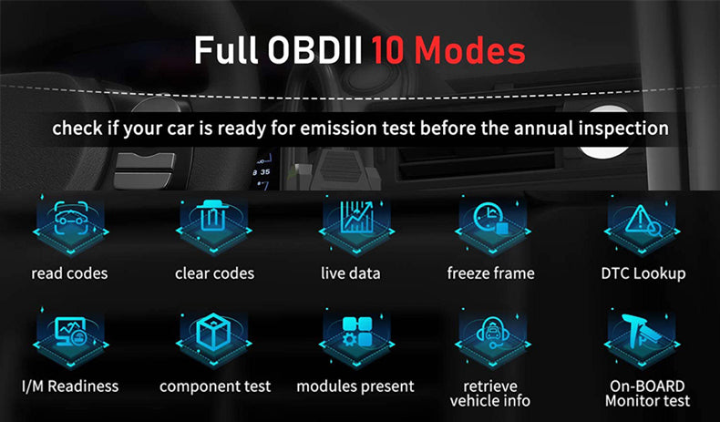 FOXWELL GT60 PLUS SUPPORTS Full OBD & OBDII Check