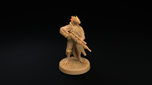 Gunslinger Sniper Miniature High Quality Tabletop RPG 3D 