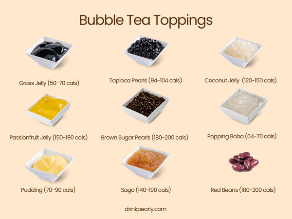 fedt nok Charmerende Rute Pearly Drinks | How many calories are in a bubble tea?