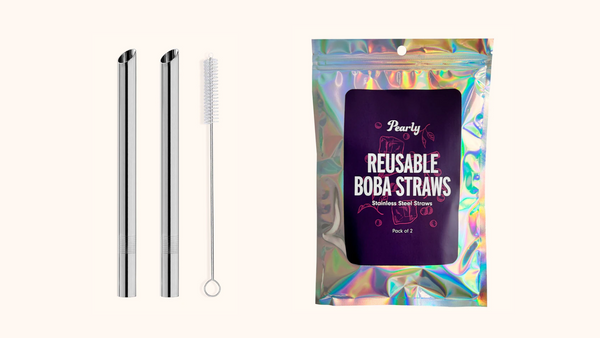 Pearly Drinks, Reusable Boba Straws
