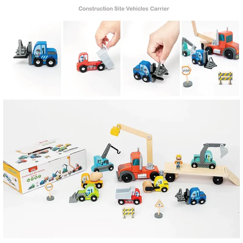 Wooden Vehicle Toys for Kids