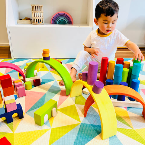 Stages of Play - How toddlers learn to play with toys and each