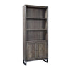 Picture of Emery Park - Harper Point Door Bookcase in Fossil Finish