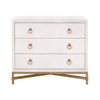Picture of Modern 3 Drawer Nightstand
