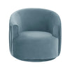 Picture of London Blue Pleated Swivel Chair