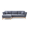Picture of ValMinimal Right Facing Chaise Sectional Light Grey
