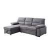 Picture of Nazil Riversible Storage Sleeper Sectional Sofa in Gray