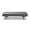 Picture of Marit Grey Upholstered Walnut Wood Daybed
