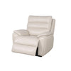 Picture of Duval Ivory Leather Power Recliner Chair