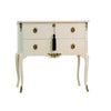 Picture of Gustavian Style Commode in White with Brass Details
