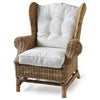 Picture of Cushioned Rattan Wing Chair