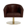 Picture of Tegan Leather Pedestal Swivel Chair