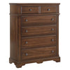 Picture of Heritage 5 Drawer Chest in Amish Cherry