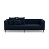 Picture of Ms. Chesterfield Fabric Sofa Navy Velvet
