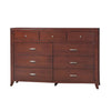 Picture of Brighton 9 Drawer Double Dresser In Cinnamon