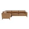 Gaby Leather 4-Seat Corner Sectional - Lux Home Decor