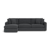 James 3 Seat Left Chaise Sectional - Lux Home Decor