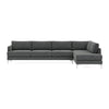 Winslow 4-Seat Right Bumper Sectional - Lux Home Decor